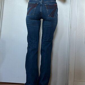 Red 7s jeans